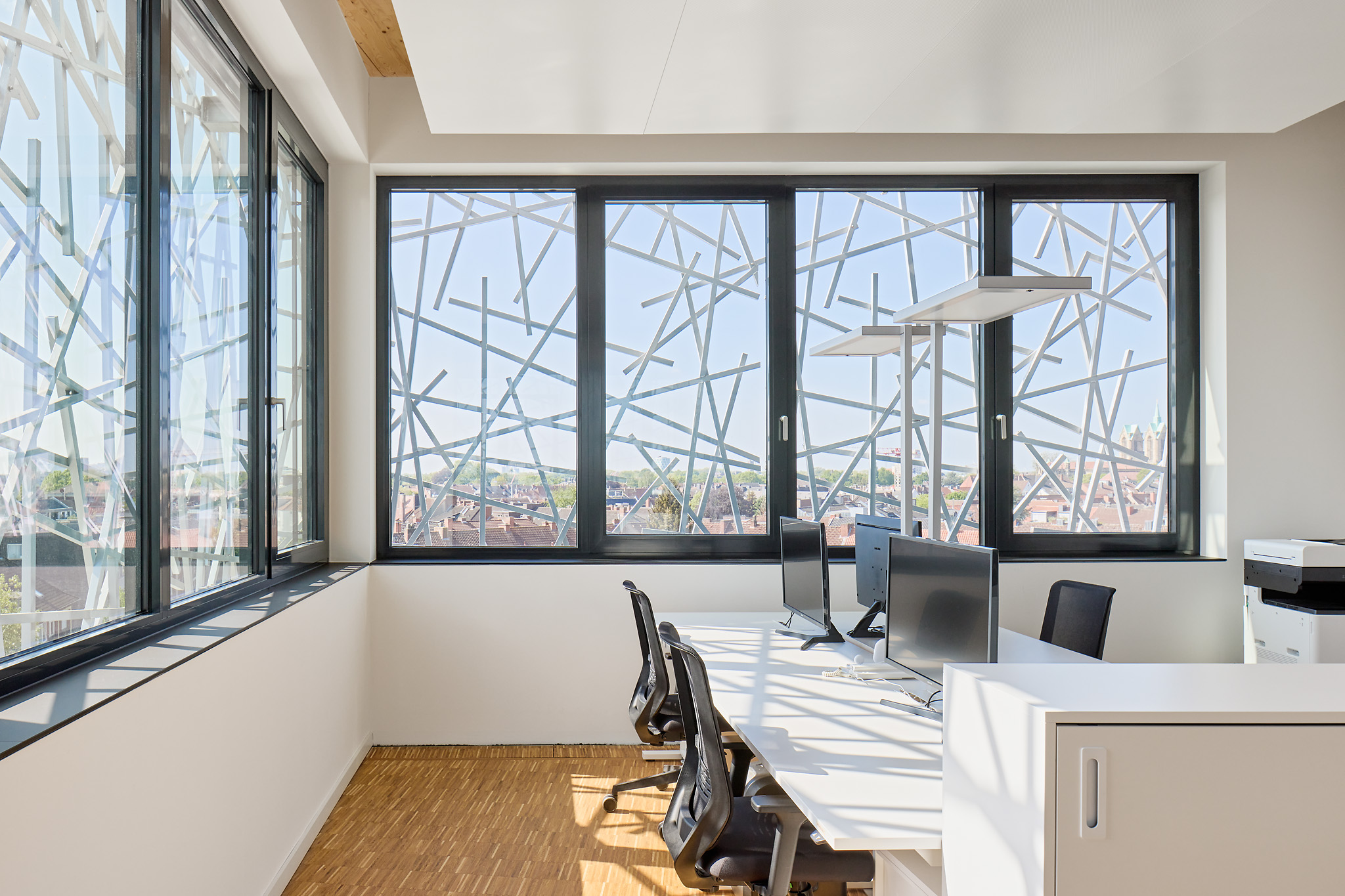 Aufstockung und Erweiterung des TK Gebäudes in Münster, Gewerbebau - Fourmove Architekten