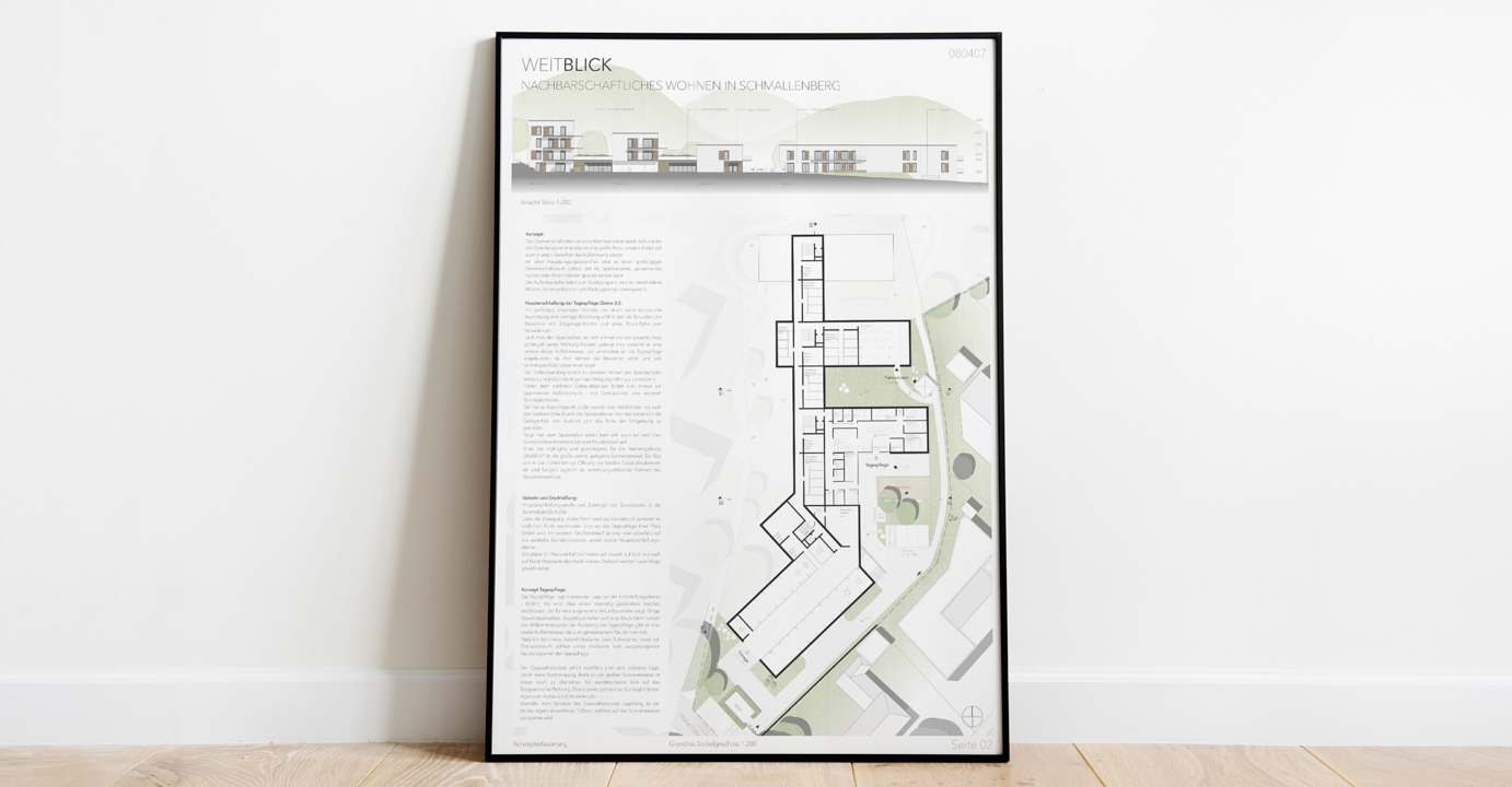 Wettbewerb - Wohnungsbau Wohnen in Schmallenberg - Fourmove Architekten