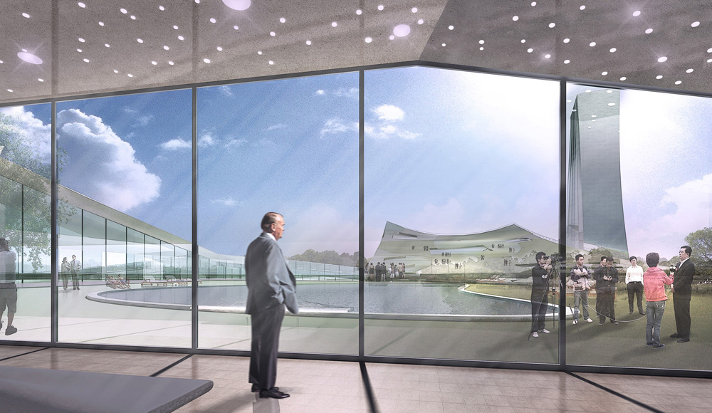 Wettbewerb - Shanxi Television and Broadcasting Center - Fourmove Architekten