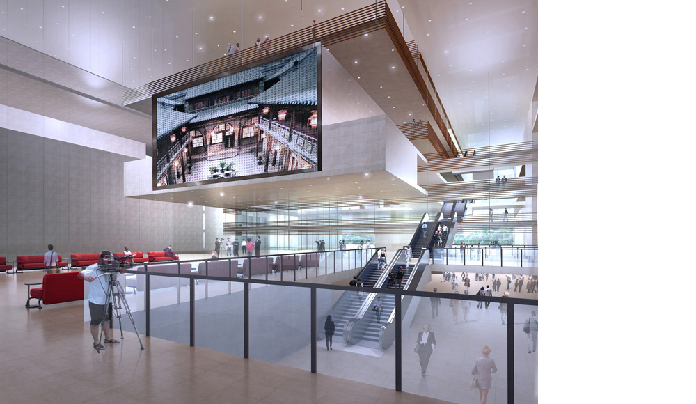 Wettbewerb - Shanxi Television and Broadcasting Center - Fourmove Architekten